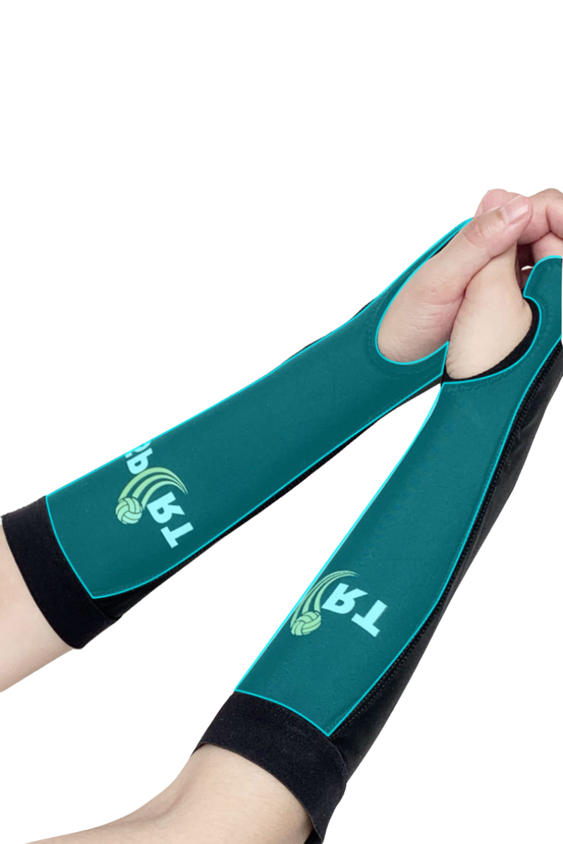 Volleyball Arm Sleeves with Thumb Holes For Training