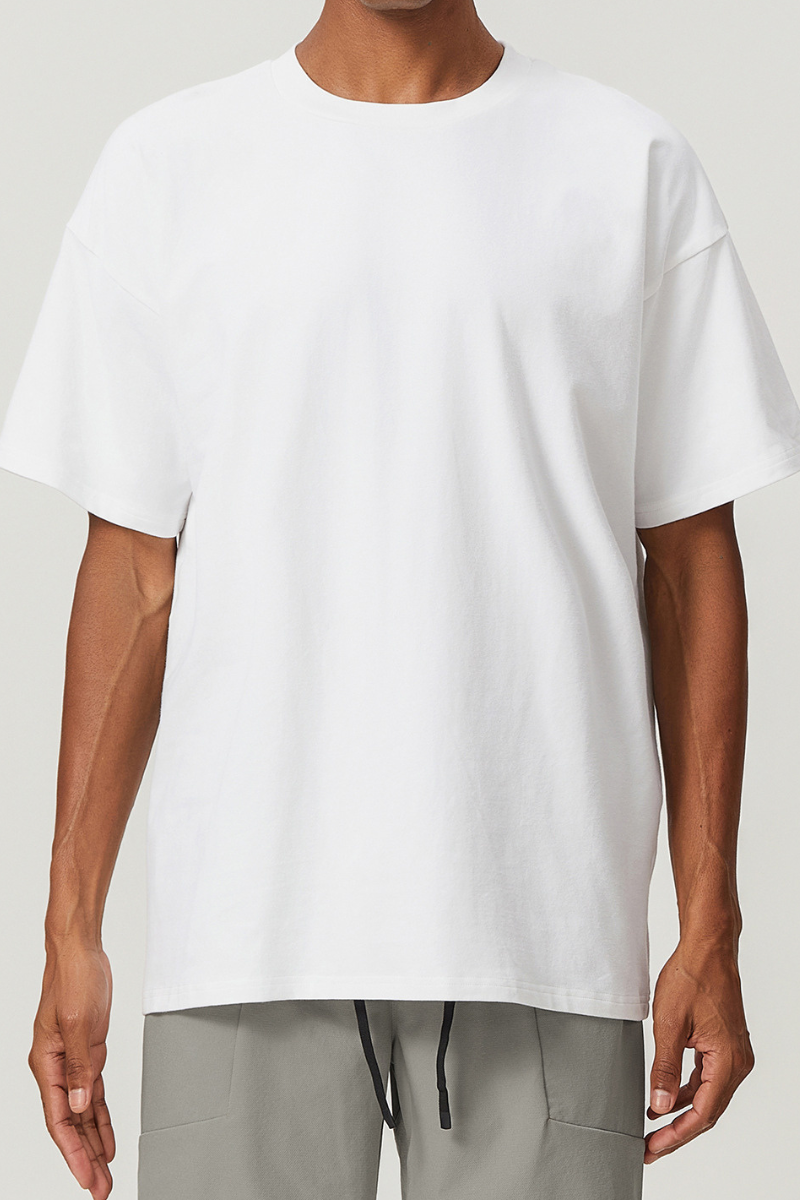 Men's Athletic Summer 100% Cotton Solid T-Shirt