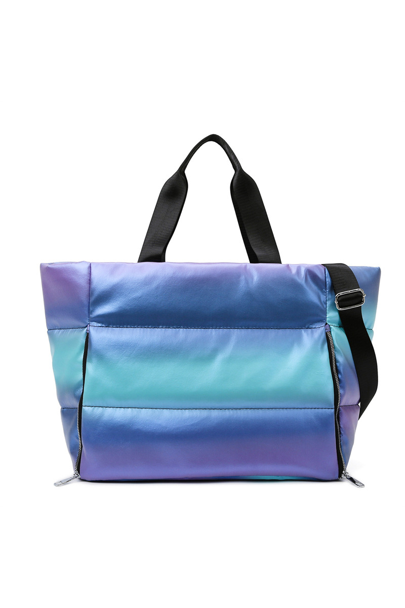 Gradient Rainbow Dry & Wet Separation Gym Travel Bag