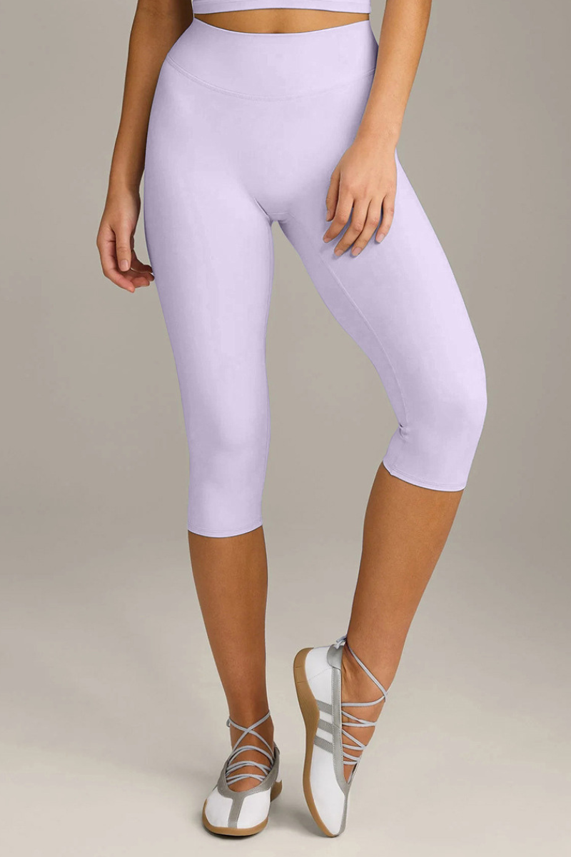 Women's Athletic High Waist Sculpting Capri Yoga Leggings