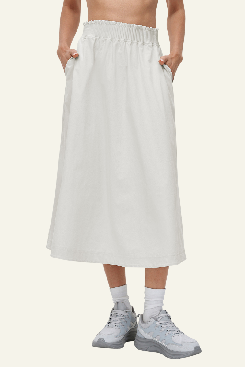Women's Athletic High-waisted A-line Slim Skirt