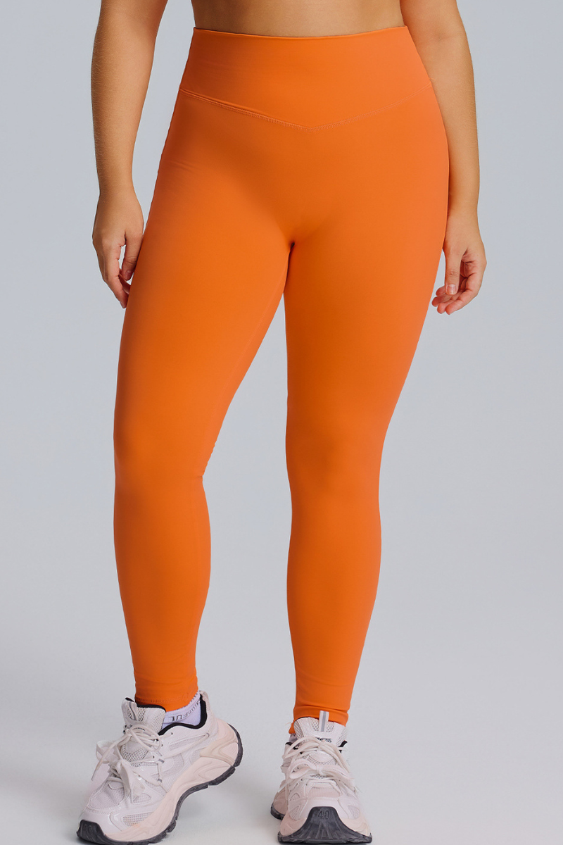 Plus Size Women's Athletic High Waist Leggings