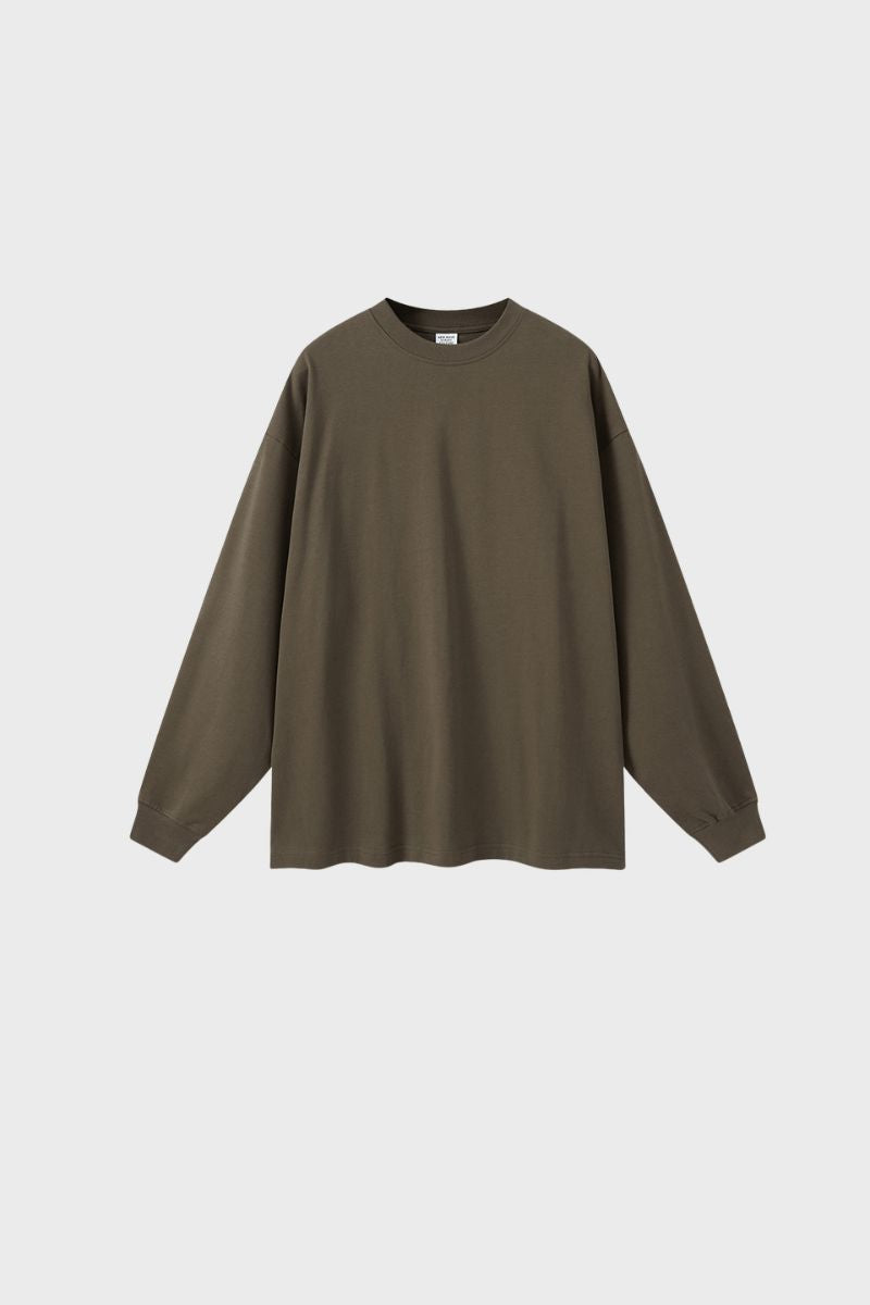 Heavyweight Oversized Unisex Tee - Streetwear Long Sleeve