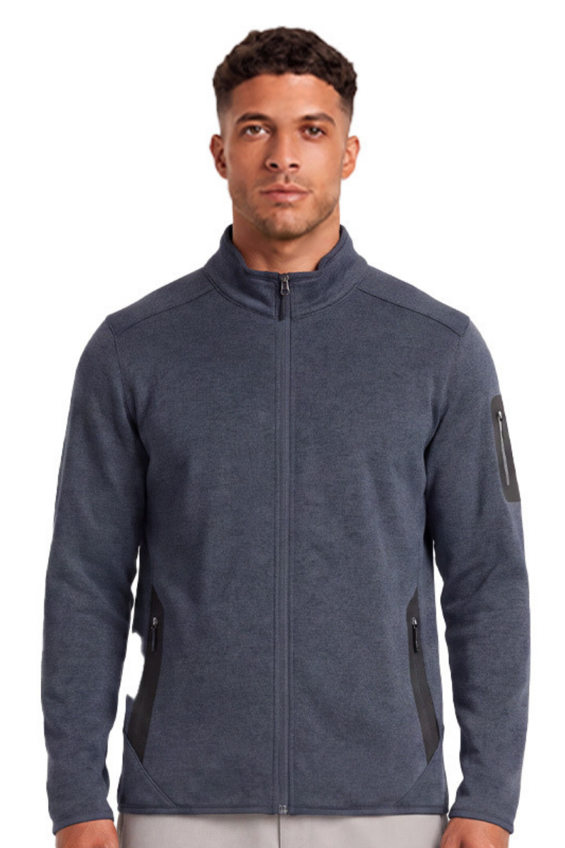 Men's Fall Thermal Fleece Full-Zip Stand Collar Jacket