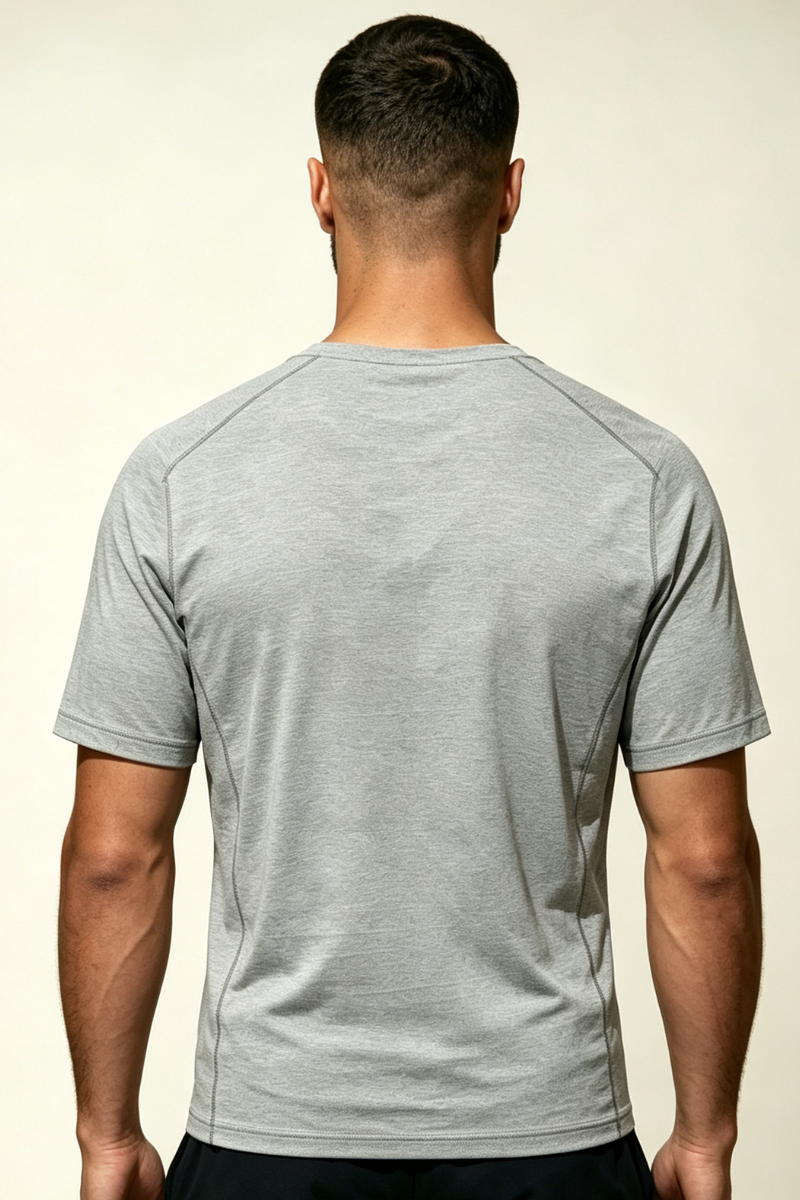 Men's Lightweight Crew Neck Tencel Lyocell Athletic T-shirt