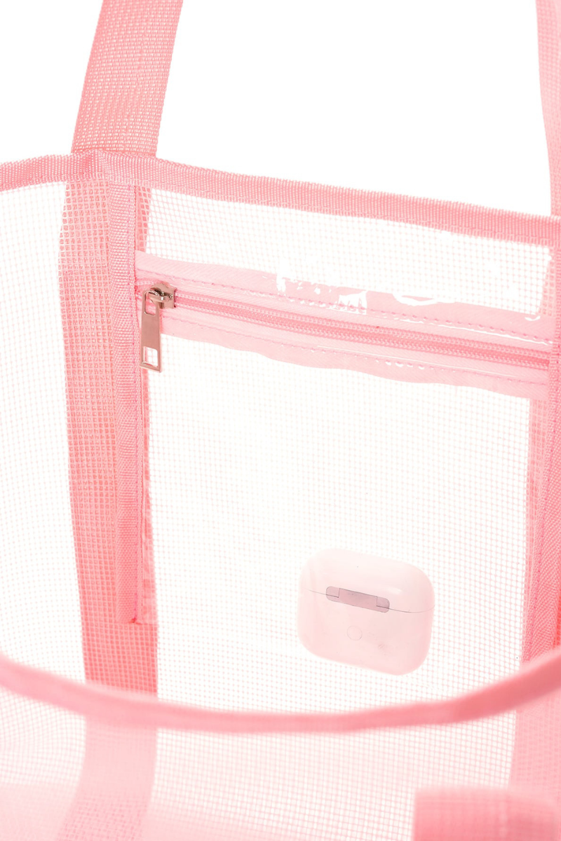 Women's Mesh Large-Capacity Minimalist Sheer Sports Bag