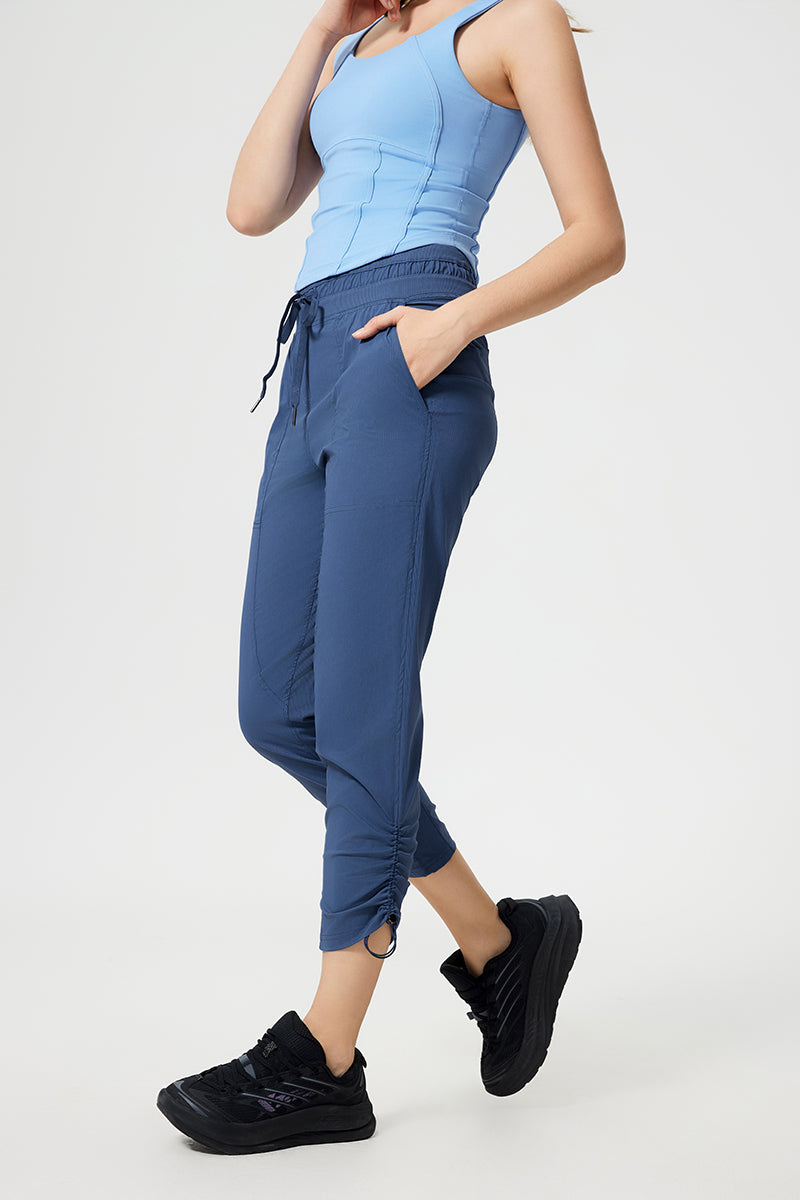 Women Straight Light Breathable Ice Feeling Slim Running Fitness Casual Sweatpants