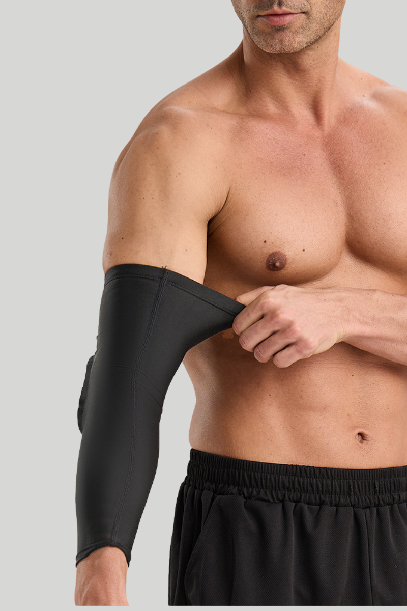 Honeycomb Padded Elbow Support Arm Sleeve