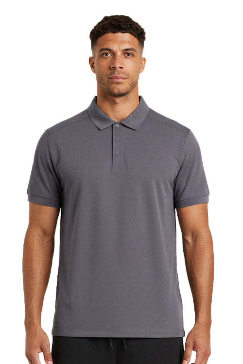 Men's Summer Quick-Dry Polo Collar Tennis T-Shirt