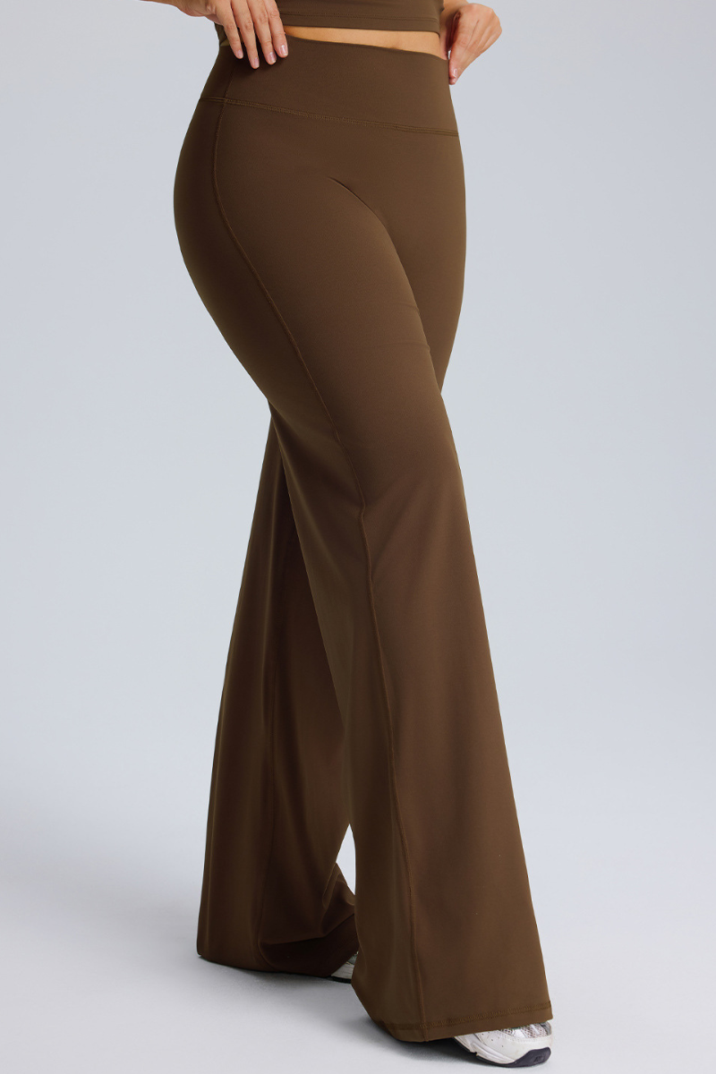 Plus Size Women's Athletic High Waisted Straight Leg Pants