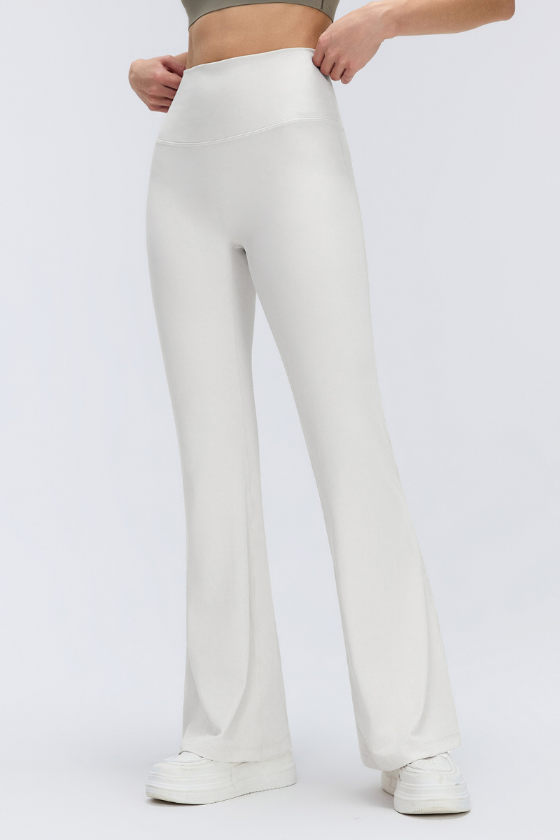 Women's High Waist Seamless Scrunch Flare Yoga Leggings