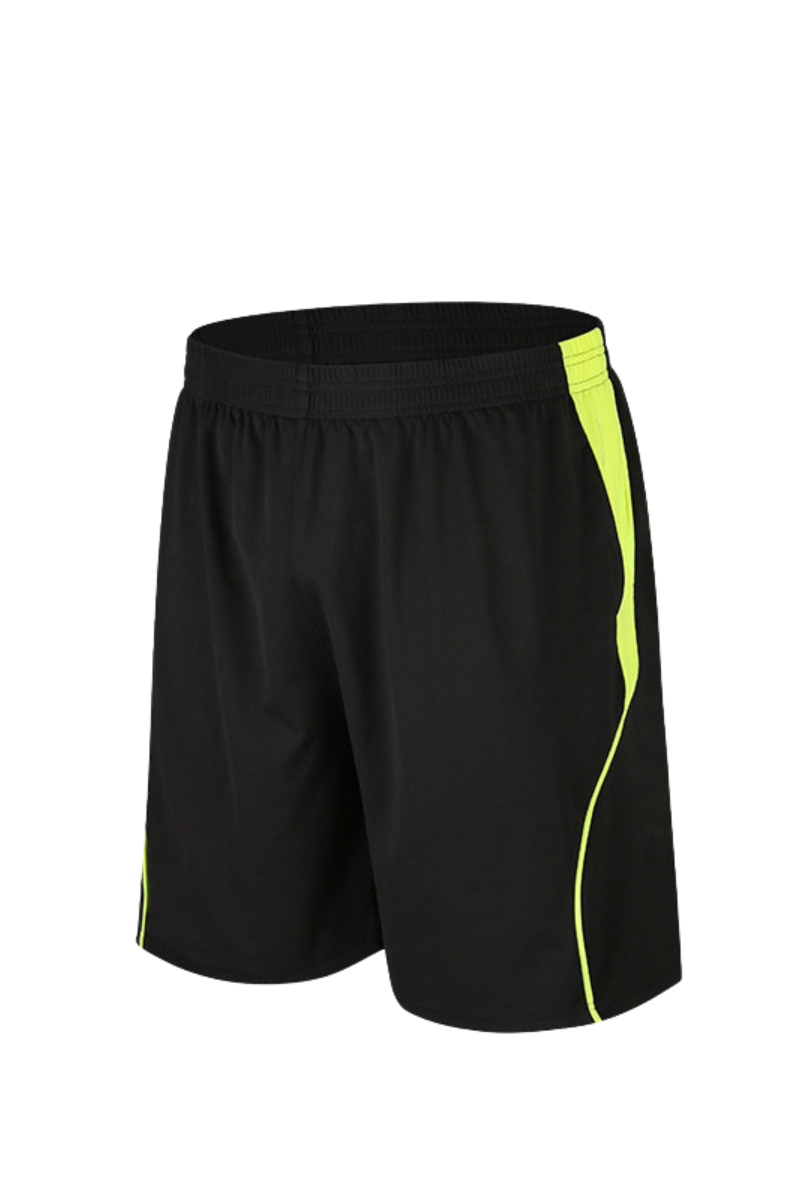 Men's Summer Side Color Block Stripe Breathable Sport Shorts