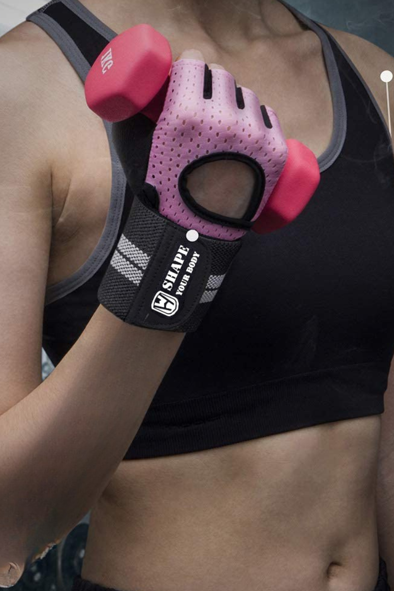 Unisex Sports Breathable Half Finger Non-Slip Gym Gloves
