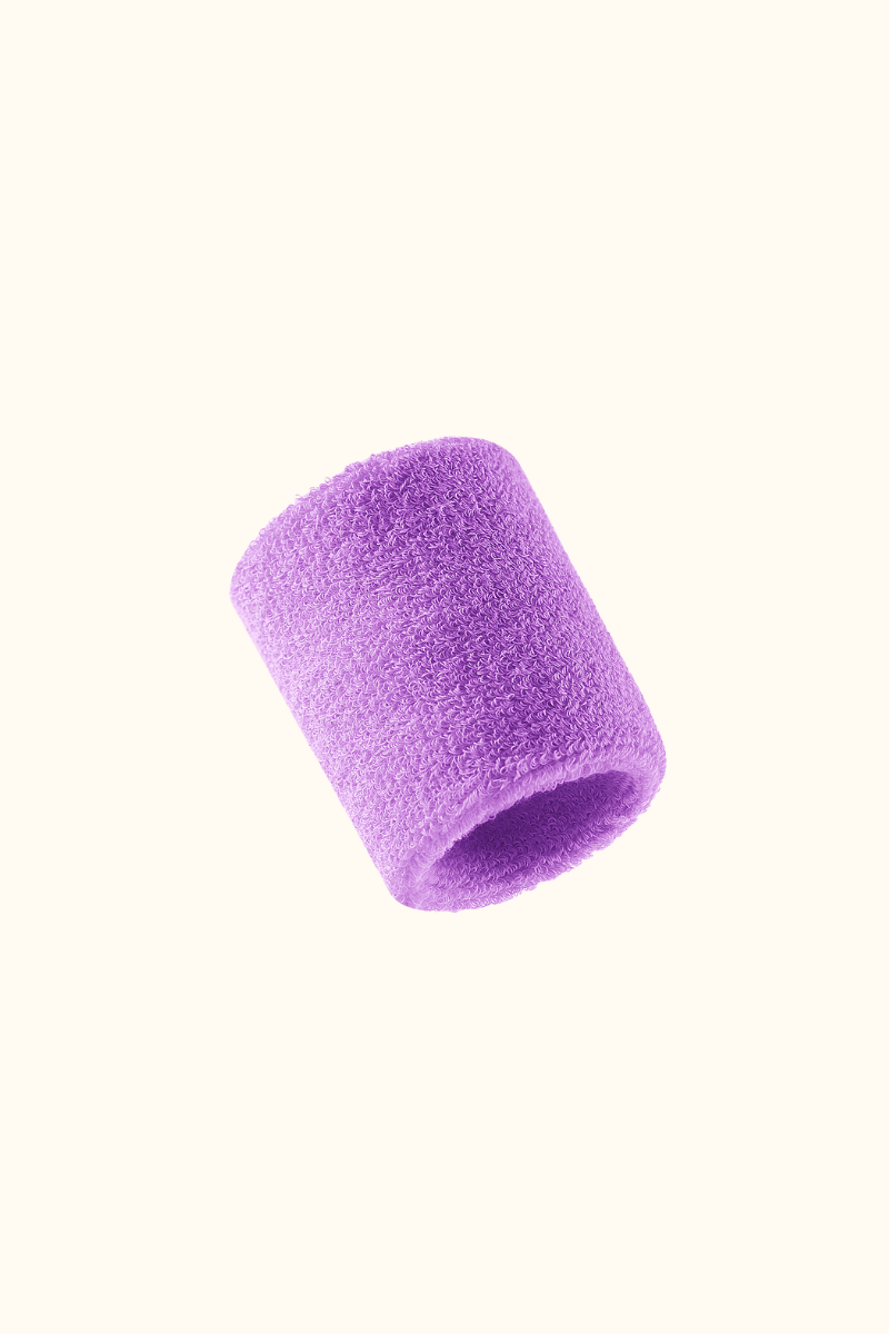 Sports Stretch Terry Cloth Solid Tennis Absorbent Wristbands