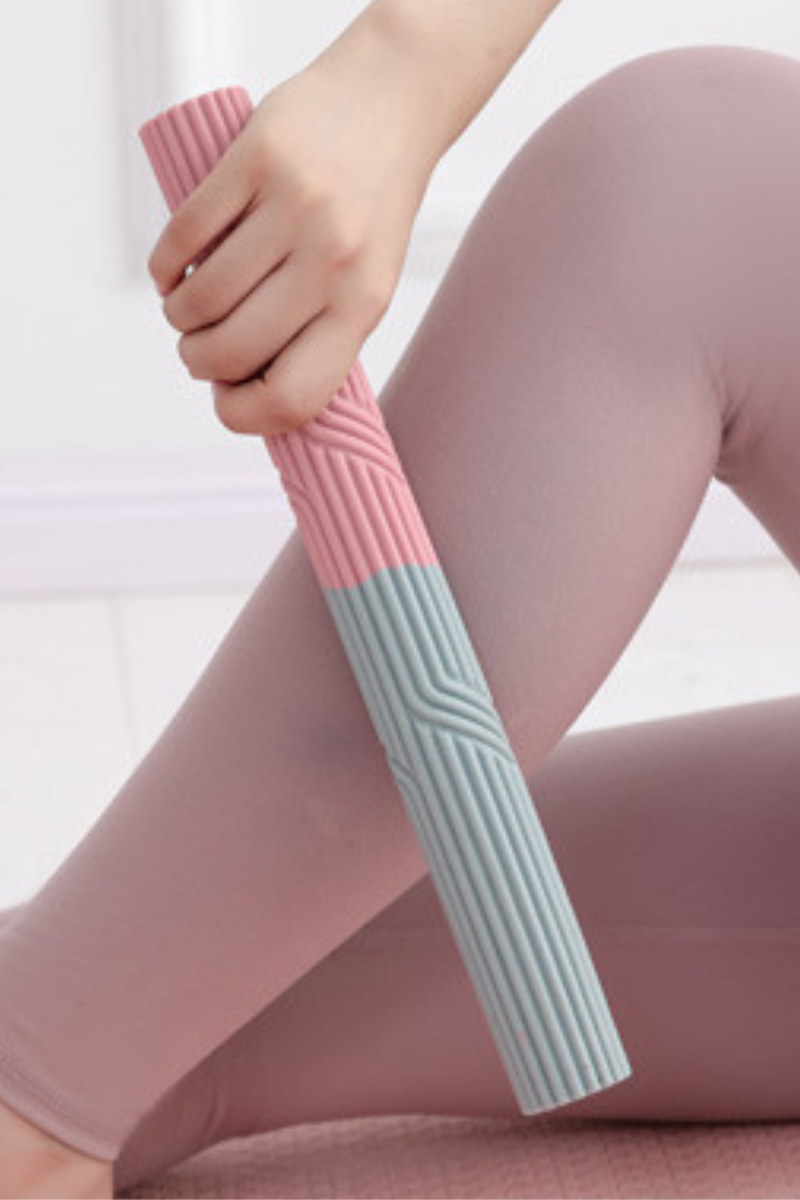 Torque Massage Stick And Pull StrapTwo-Piece Set