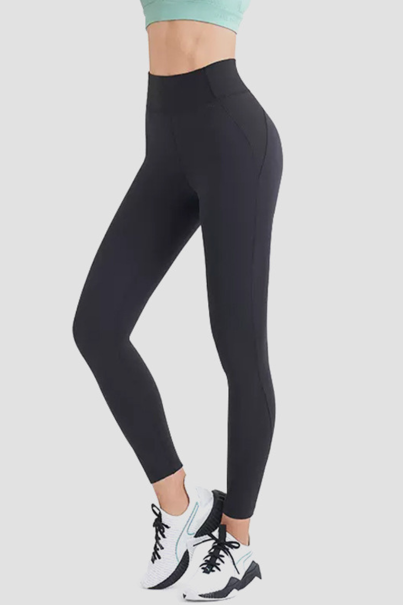 Women's High Waist Peach Hip Ankle Length Yoga Leggings