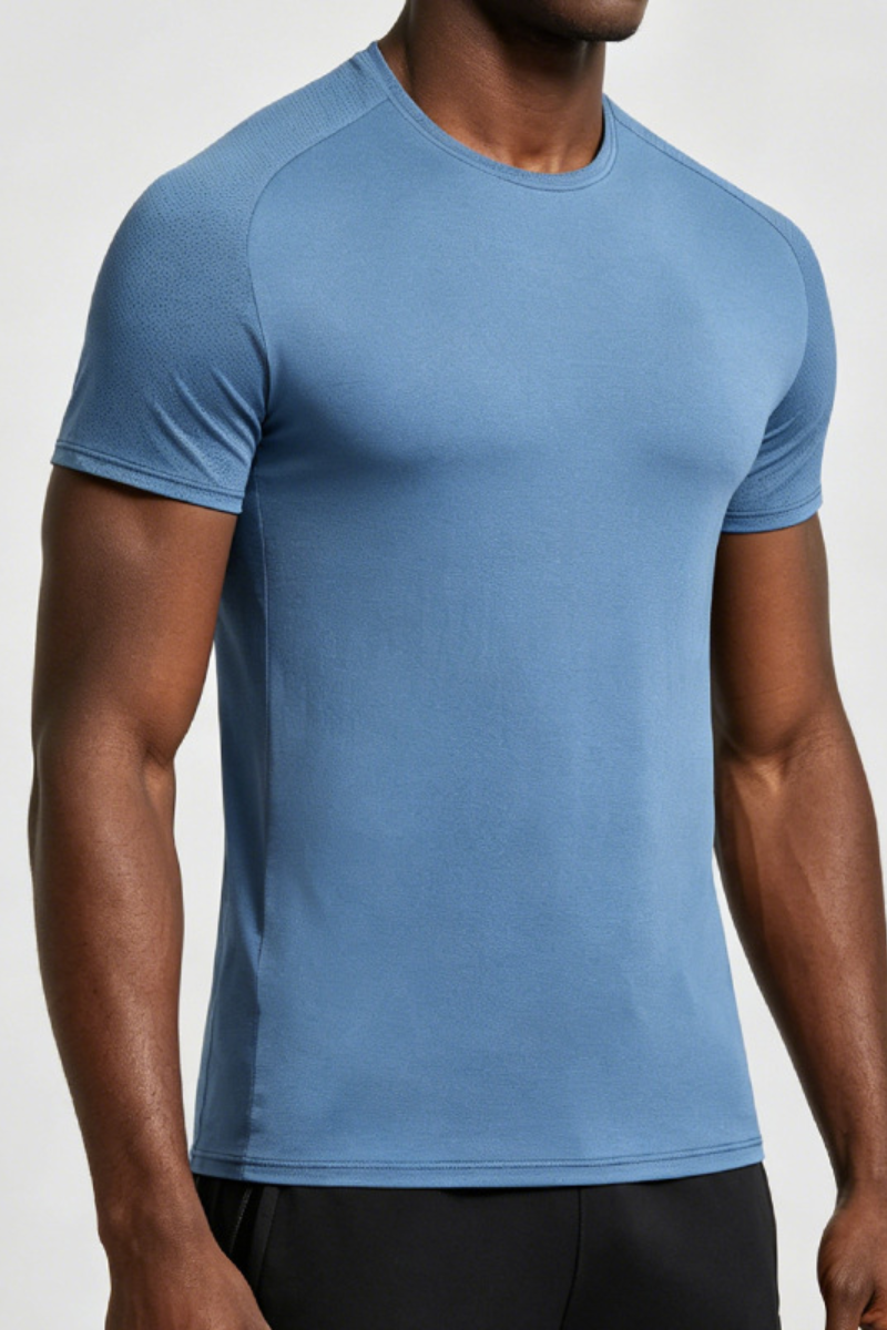 Men's Summer Round Neck Comfortable Quick-Dry Sports Tee
