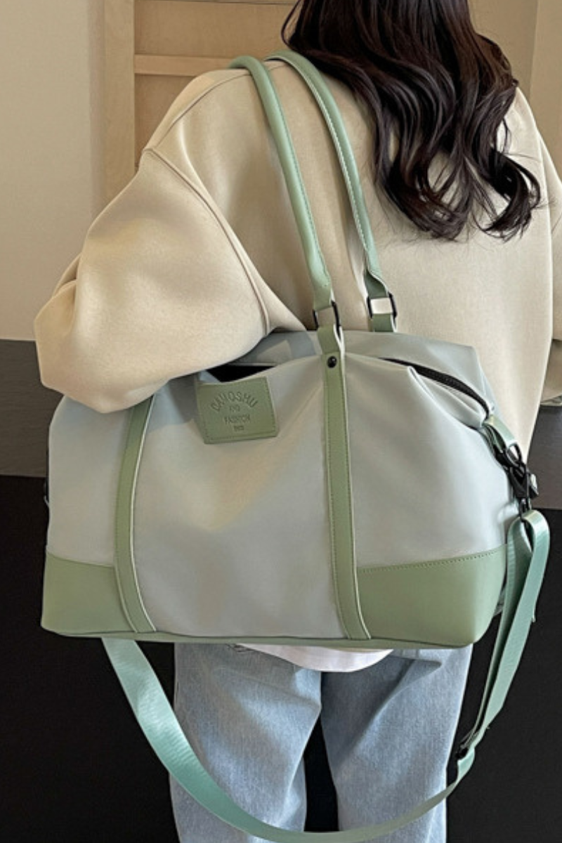 Trolley Sleeve Handheld Storage Same Color Tone Sports Gym Bag