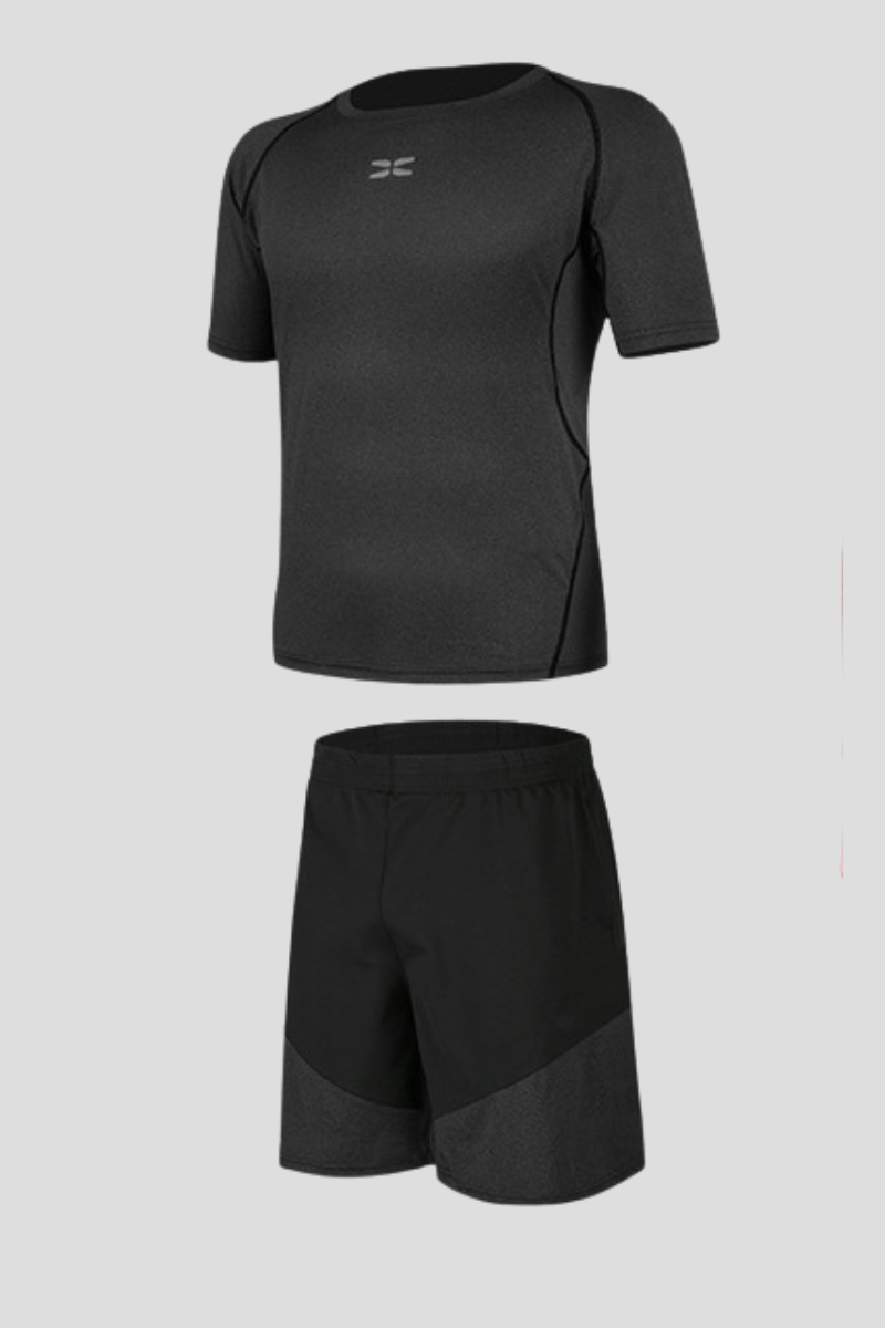 Men's Summer 2-Piece Sports Sets:T-shirt And Shorts
