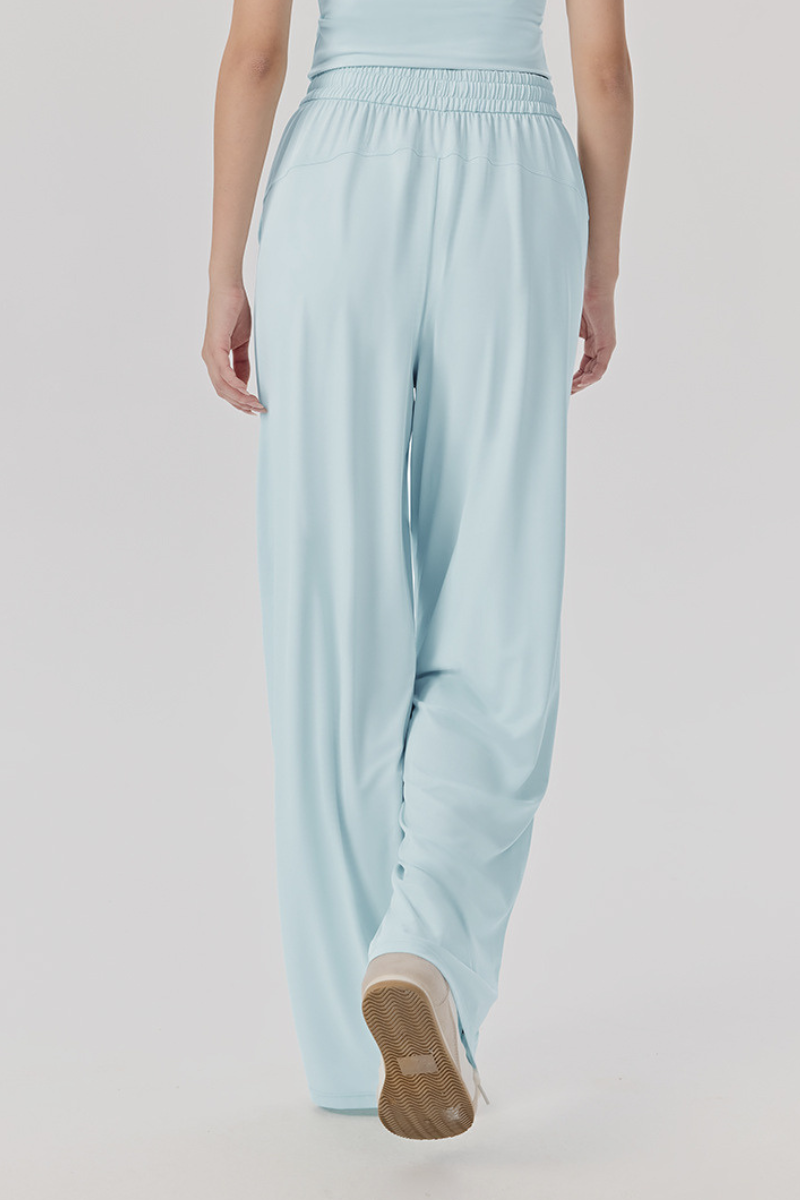 Women Summer High-Waist Lightweight Breathable Casual Pants