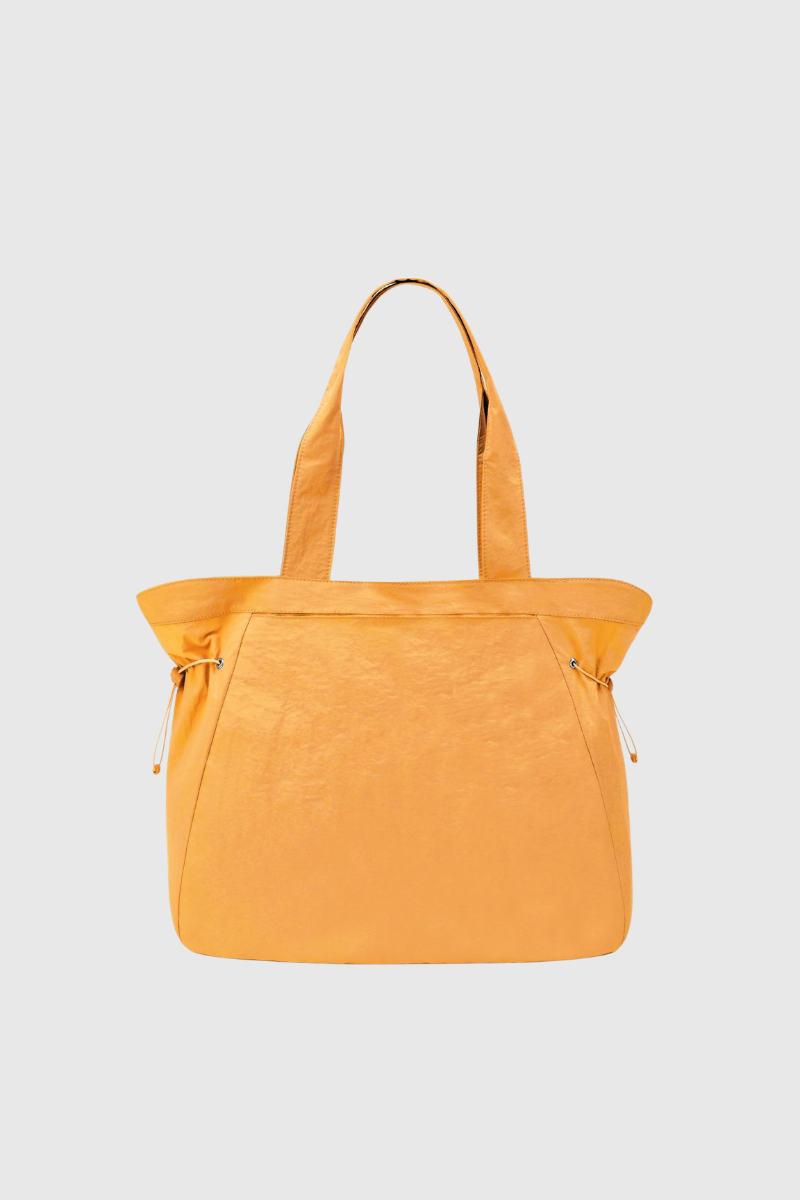 Nylon Drawstring Adjustable Drawstring Side Sports Tote Bag