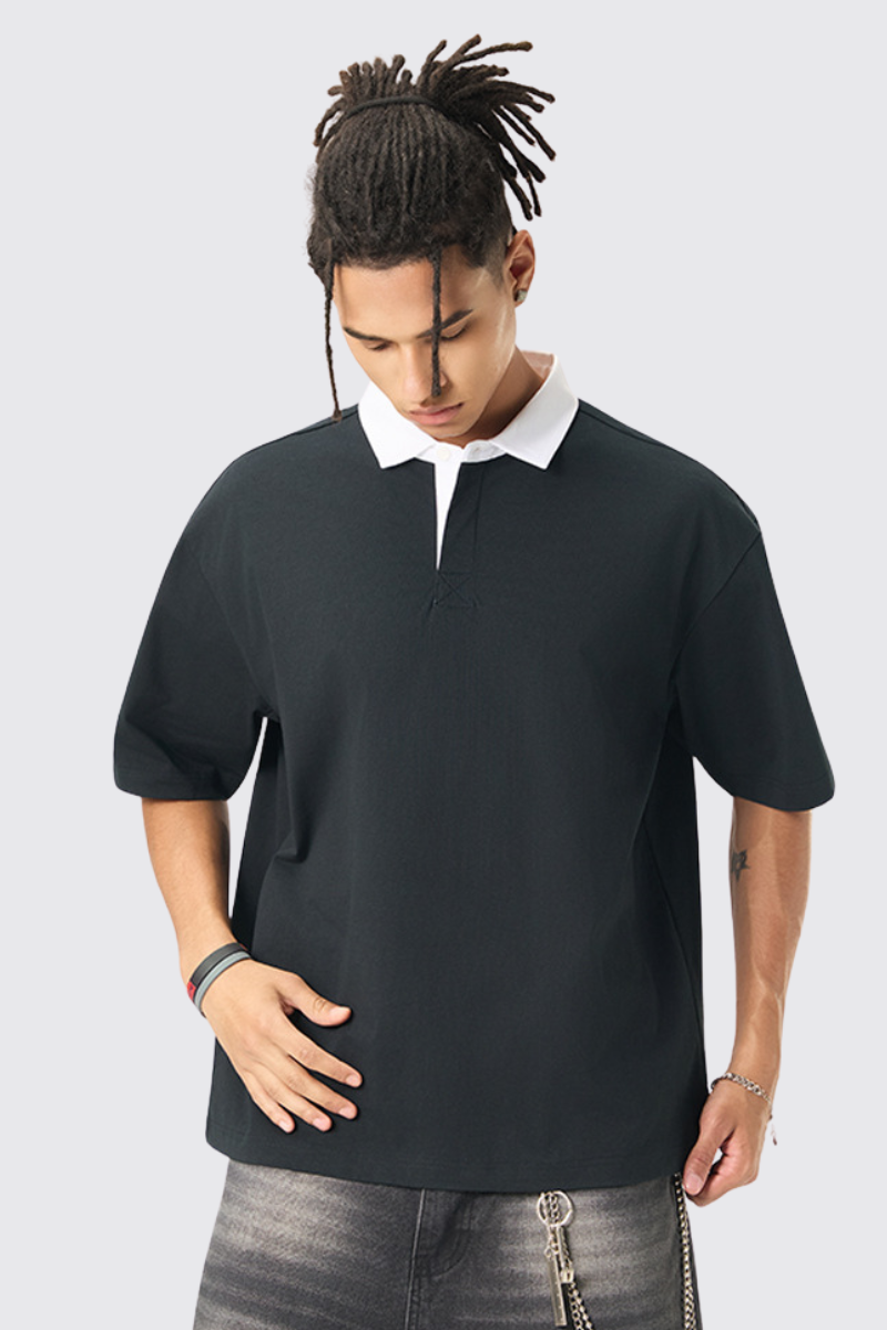 Men's Quick Dry UV Protection Color Block Varsity T-Shirt