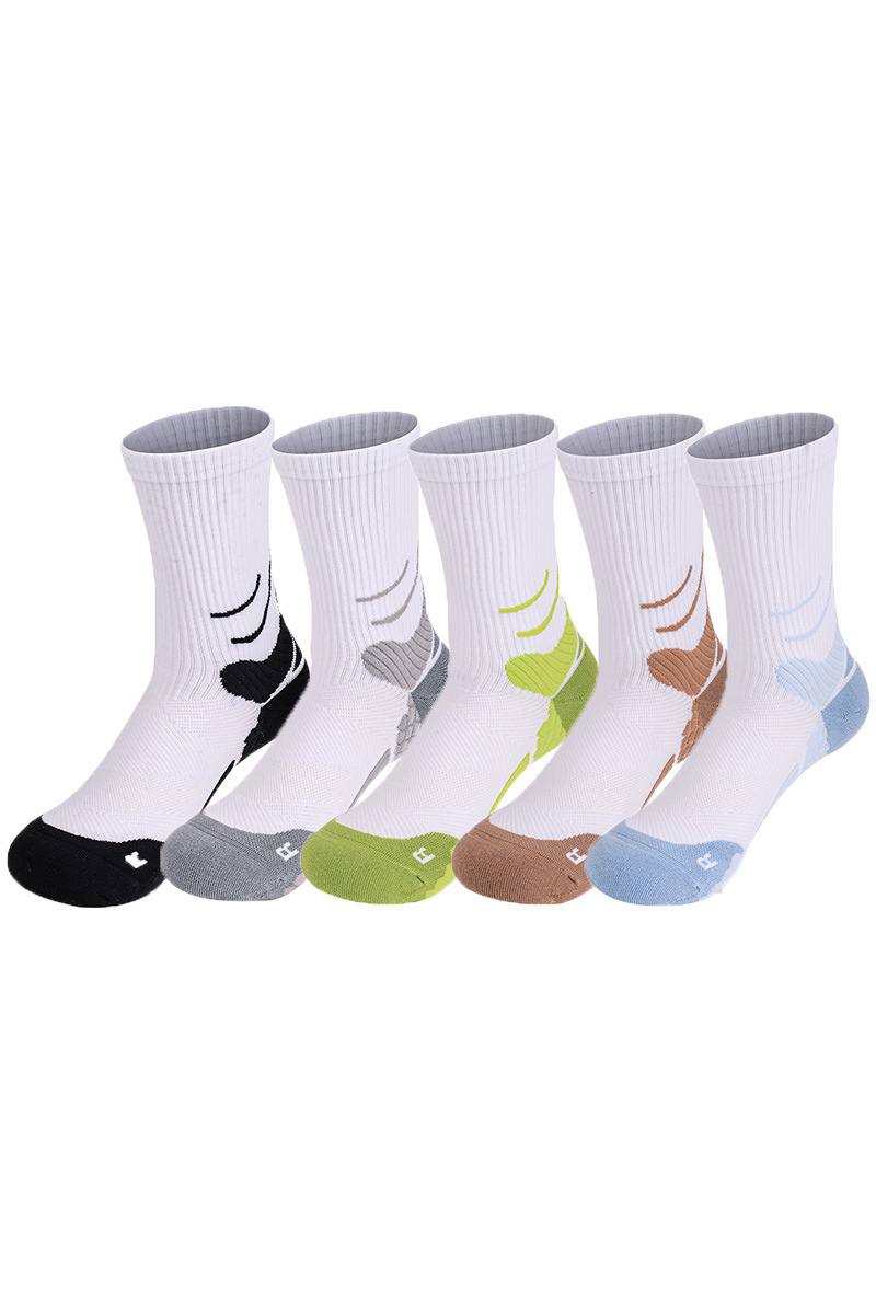 Moisture-Wicking Breathable Athletic Crew Socks
