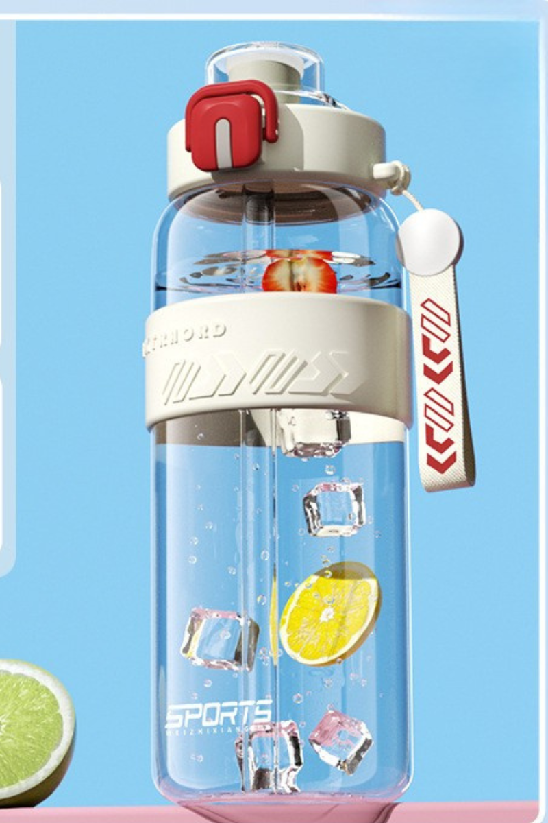 Outdoor Portable Thickened1200ML Heat Resistant Water Bottle