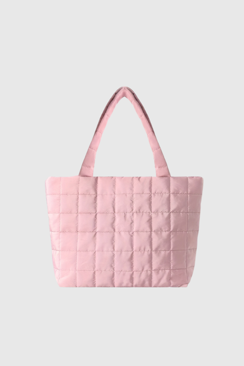 Women's Large Capacity Grid Sports Leisure Tote Bag