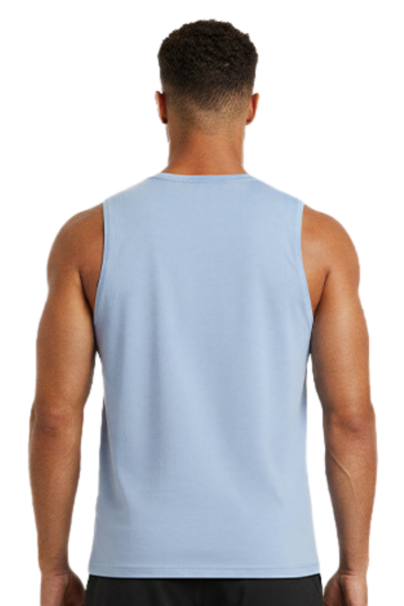 Men's Stretch  Crew Neck Athletic Sleeveless Tank Top