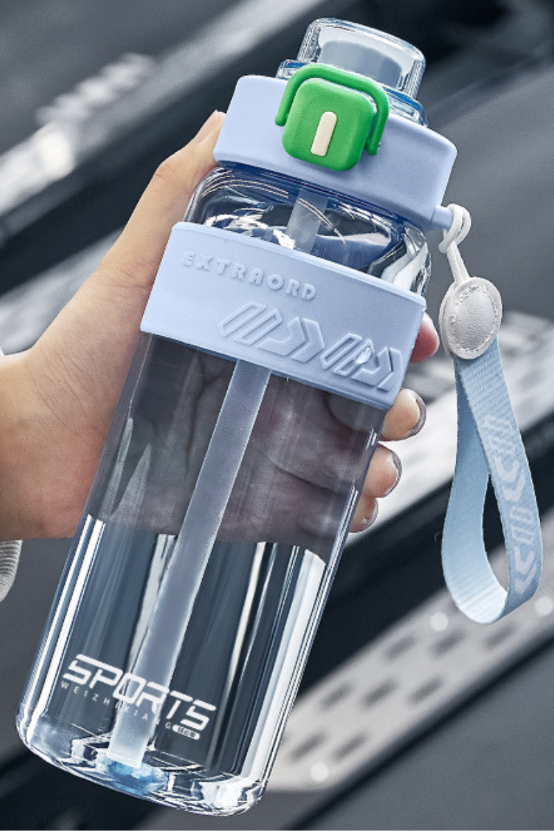 Outdoor Portable Thickened 800ML Heat Resistant Water Bottle
