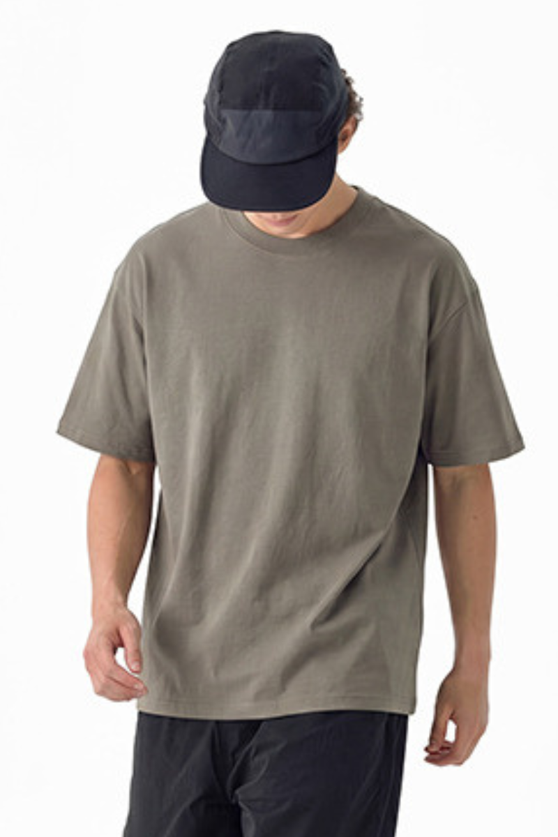 Men's Summer Lyocell Quick Dry Drop Shoulder Loose T-shirt