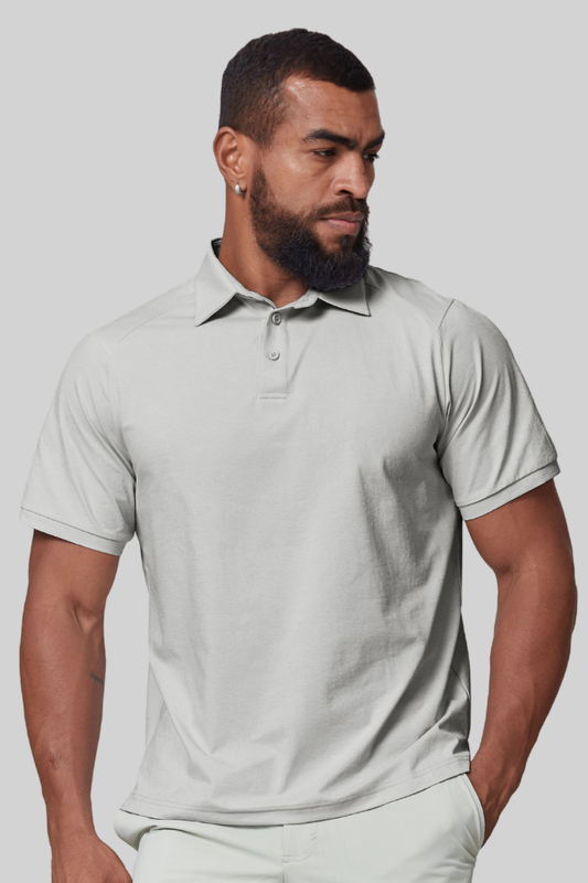 Men's 7A Antibacterial Sun Protection Sport Polo Shirt