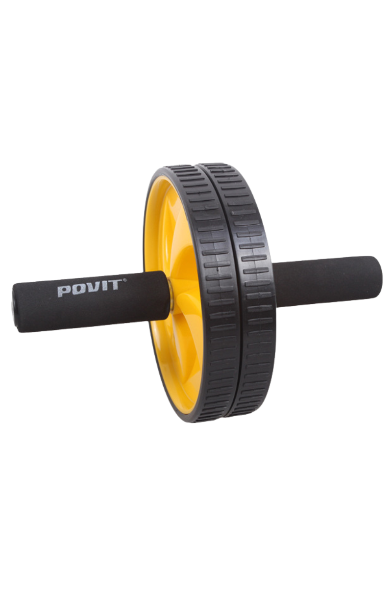 Home Gym Core Workout Non-Slip Handles Abdominal Wheel