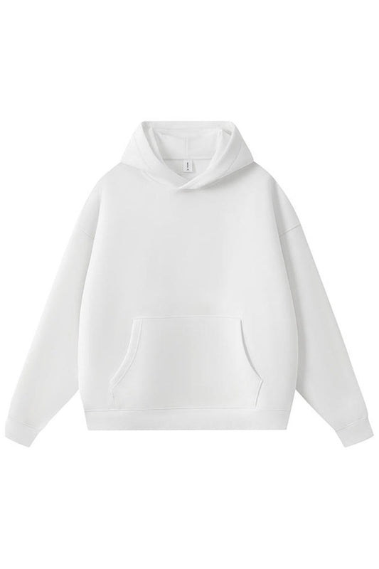Men Heavyweight Cotton-Blend Hooded Sweatshirt