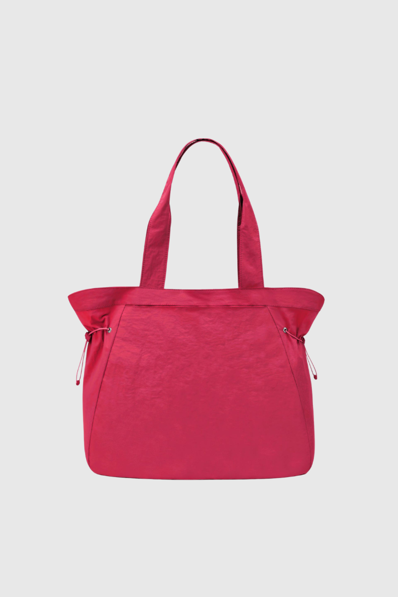 Nylon Drawstring Adjustable Drawstring Side Sports Tote Bag