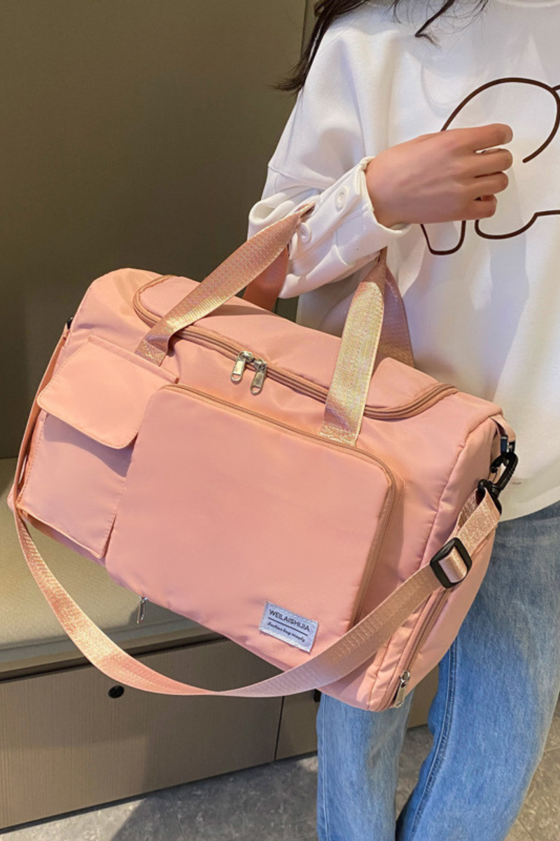 Foldable Multi-Pocket Oxford Cloth Fitness Sports Travel Bag