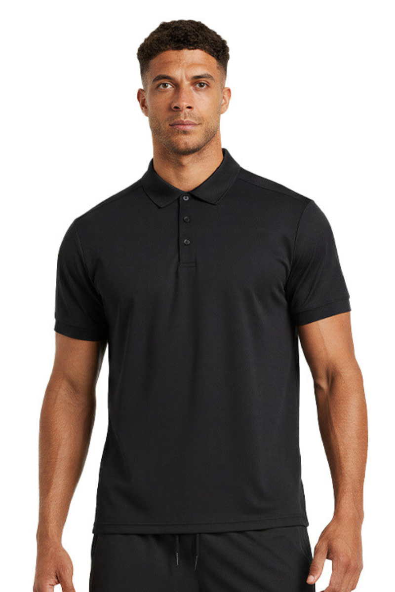Men's Summer Quick-Dry Polo Collar Tennis T-Shirt
