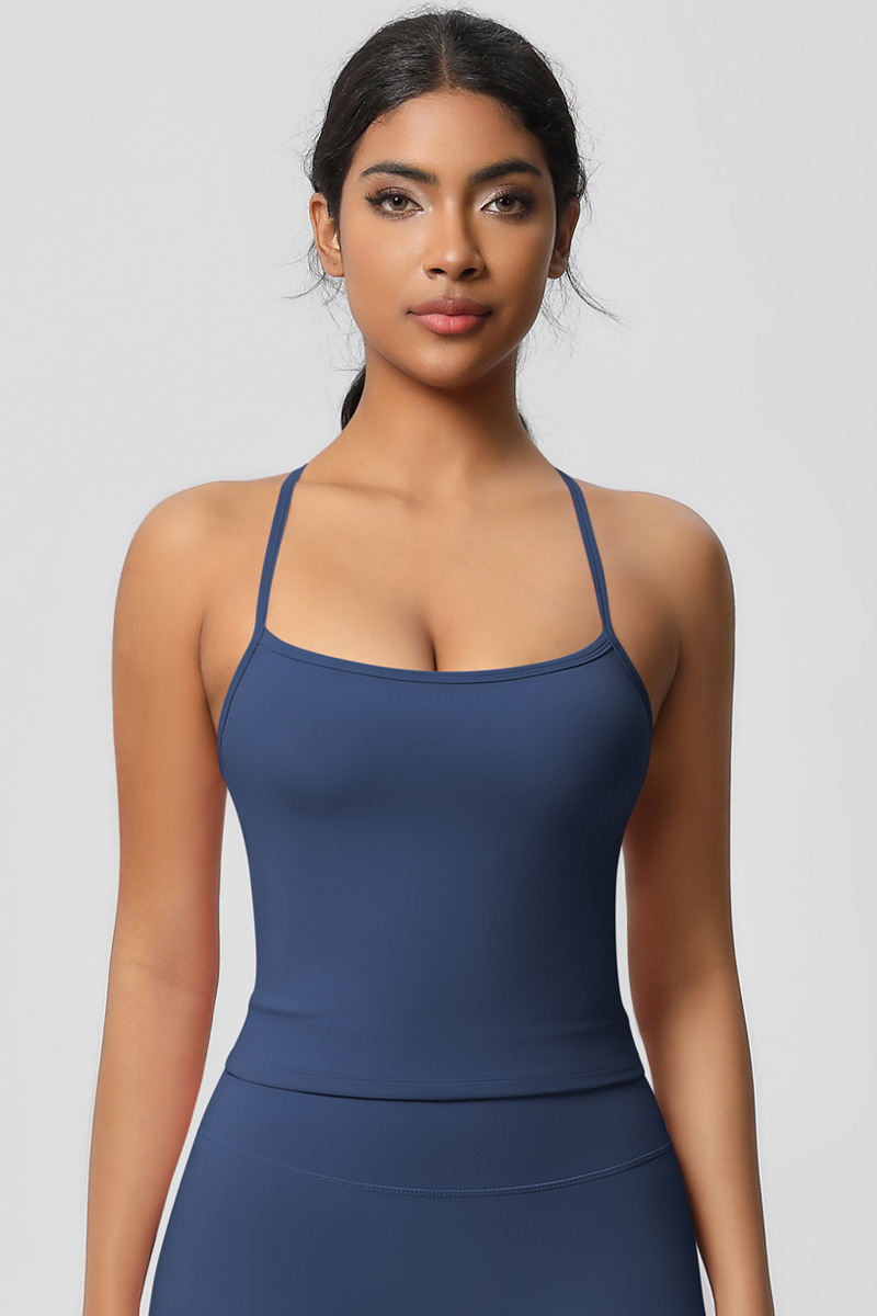 Women's Athletic Y‑Back Cami Yoga Tank Top