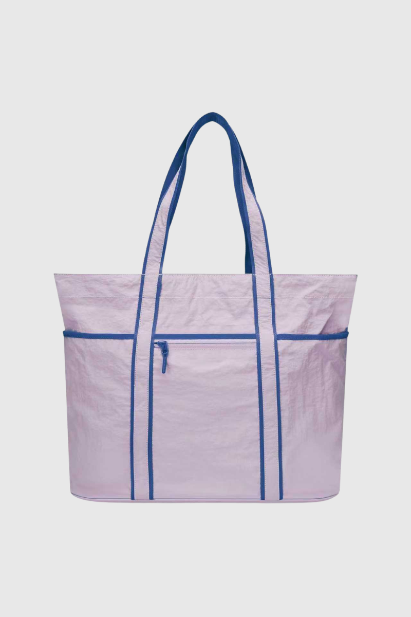 Portable Matching Color-Block Single-Shoulder Sports Bag