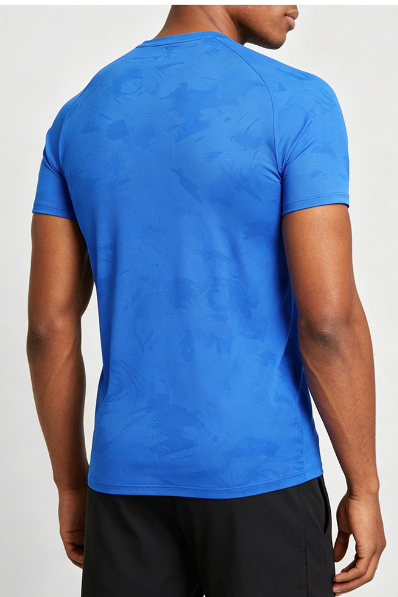 Men's Camouflage Mesh Quick Dry Sports Casual T-shirt