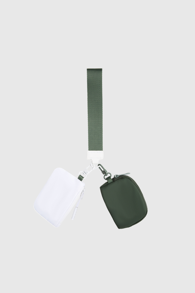 Color Collision Portable Wrist Bag Storage Small Bag