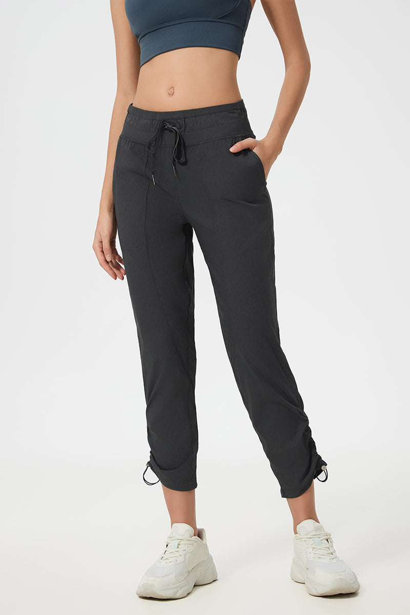 Women Straight Light Breathable Ice Feeling Slim Running Fitness Casual Sweatpants