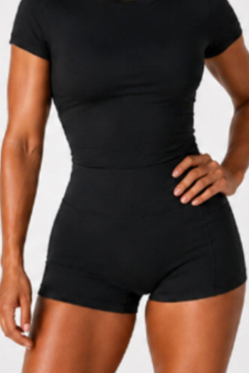 Women's Athletic Side Pocket Solid Yoga Shorts