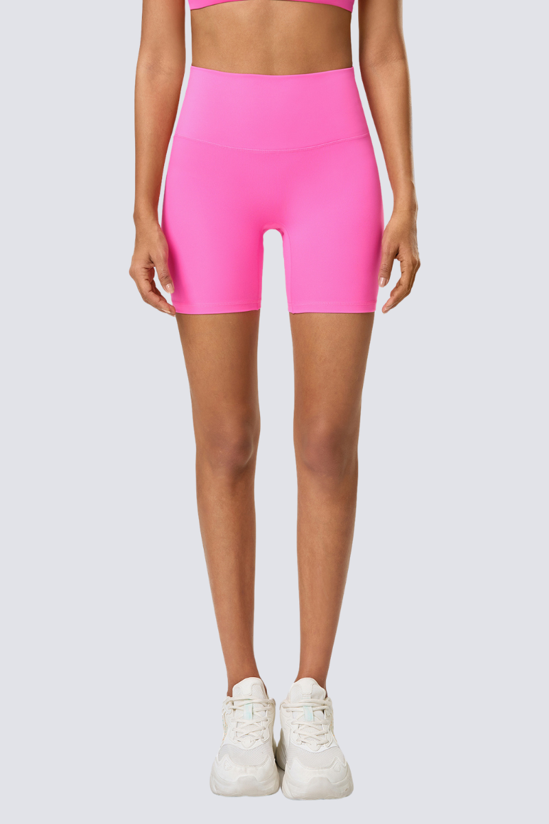 Women's Naked Feel High-Waisted Lifting Sports Shorts