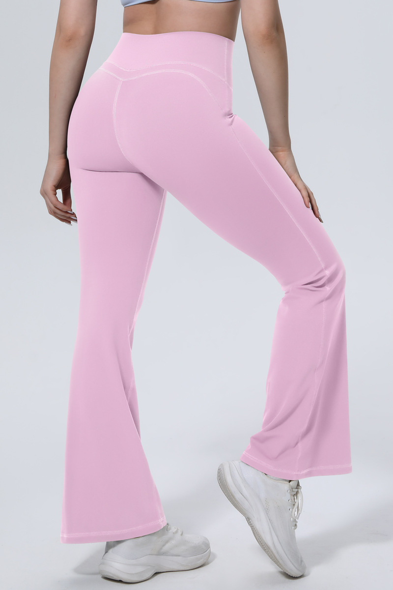 Women's Athletic High-Waist Shapewear Flare Pants