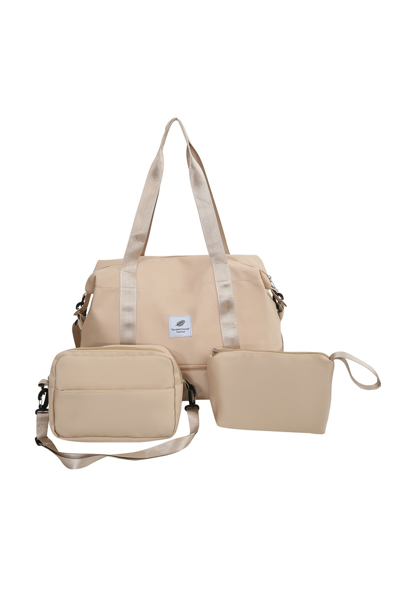 3-Piece Set Dry & Wet Separation Sports Travel Bag