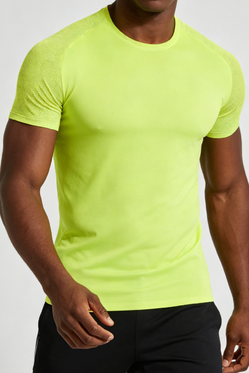 Men's Summer Round Neck Comfortable Quick-Dry Sports Tee
