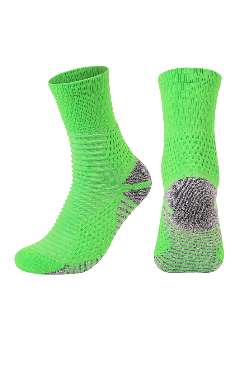 Gradient Ombre Quick-Dry Non-Slip Basketball Crew Socks