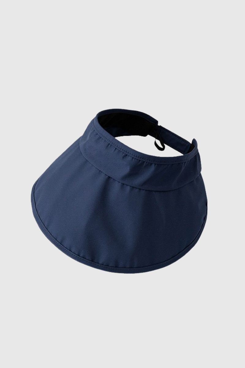 Summer Lightweight Sun Visor Foldable Wide Brim Empty Top Cap